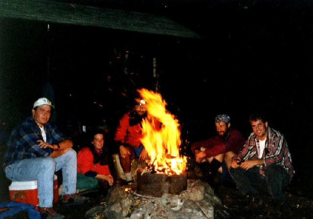 Sharing A Campfire With Two Guys From Augusta, ME