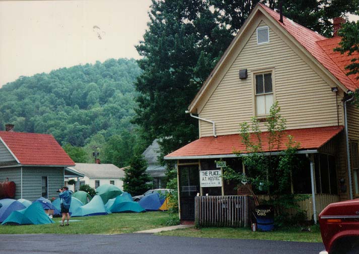 "The Place" Hostel In Damascus, Virginia During Trail Days