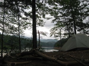 Fontana Lake - Mile 79 Campsite