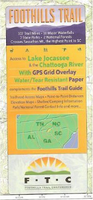 Foothills Trail Map