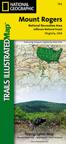 Mount Rogers National Recreation Area Trail Map