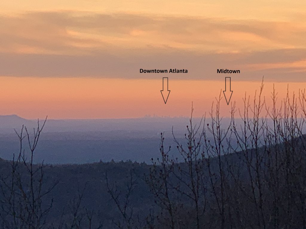 City of Atlanta (From Ramrock Mountain)