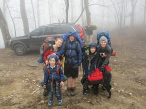 Black Gap Shelter (via Nimblewill Gap)